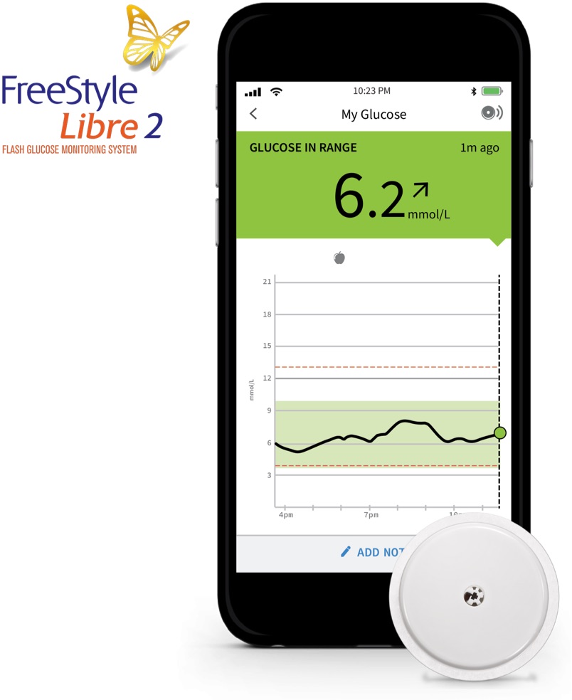 Freestyle Libre 2 System, Continuous Glucose Monitoring