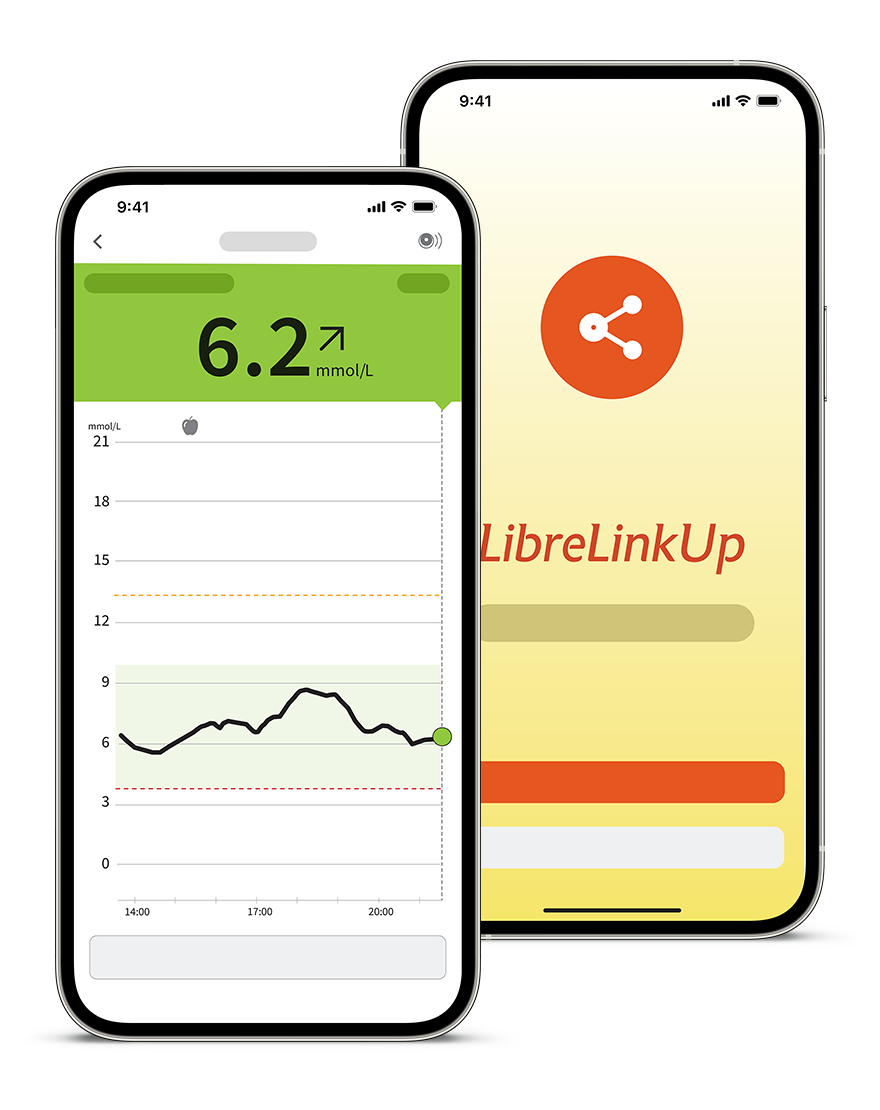Verbinden aus der FreeStyle LibreLink App oder FreeStyle Libre 3 App