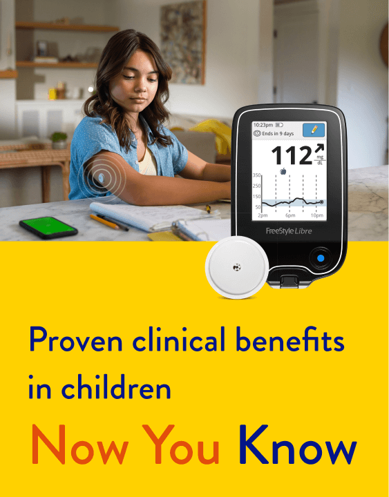 Proven clinical outcomes for paediatric users - FreeStyle Libre