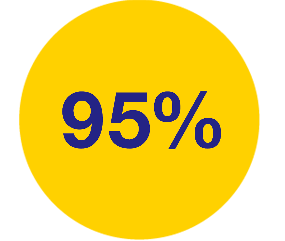 95%